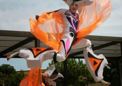 zancudos y fuego con la batucada kumkumtrà