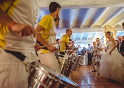 Bodas y despedidas con la batucada kumkumtrà