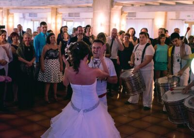 Bodas y despedidas con la batucada kumkumtrà